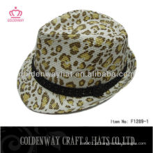 Chapéu Leopard Fedora